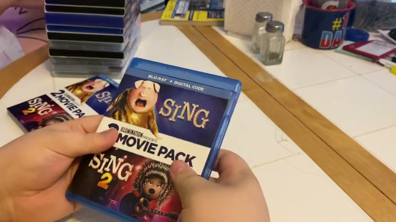 Sing: 2 Movie Pack Blu-ray Unboxing