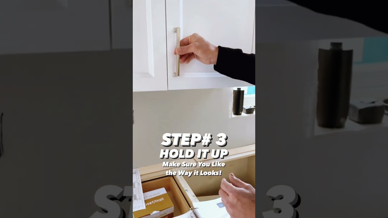 Cabinet Hardware Placement Done Right! #howto #hardware #design #shorts