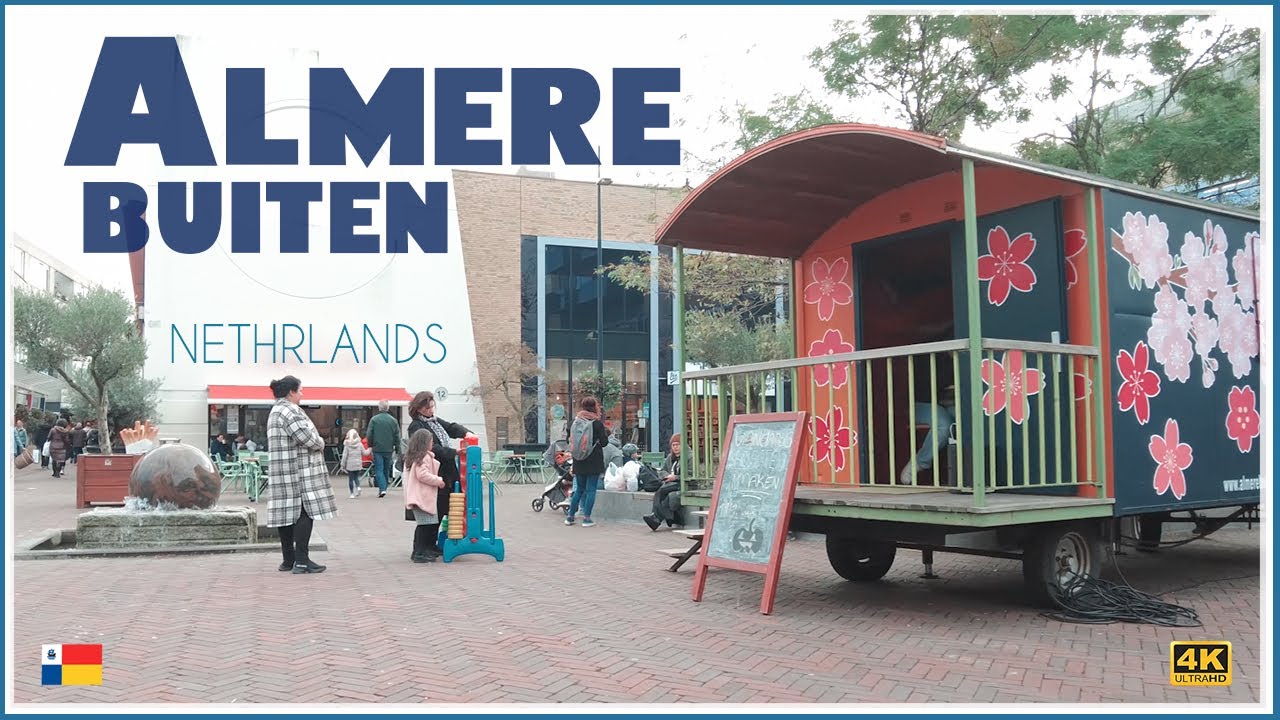 Walking Around Almere Buiten - Young City In The Netherlands / 4k