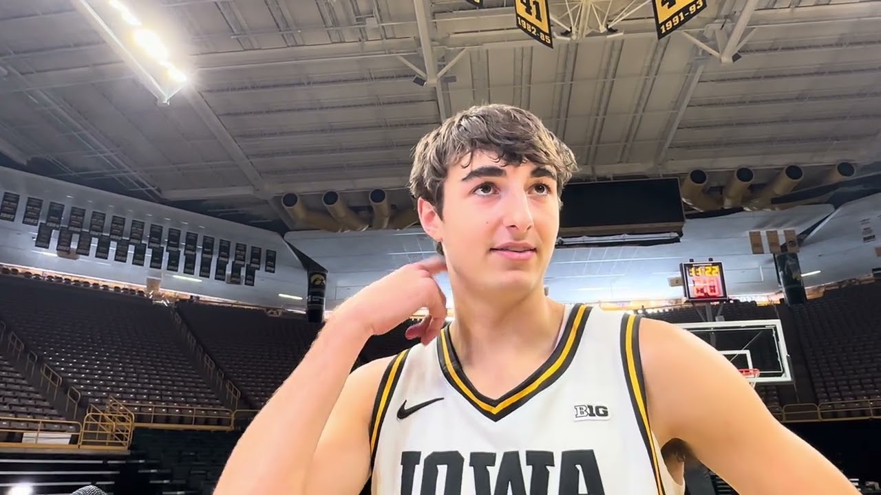 Iowa Basketball Media Day 2025-26: Tate Sage