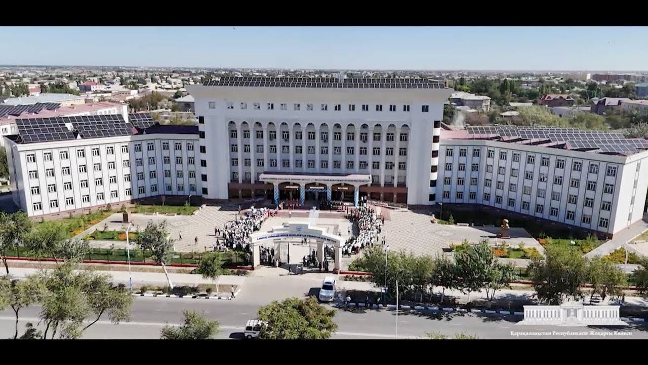 Nókis mámleketlik pedagogikalıq institutı jańa oqıw imaratınıń ashılıwına arnalǵan saltanatlı ilaj