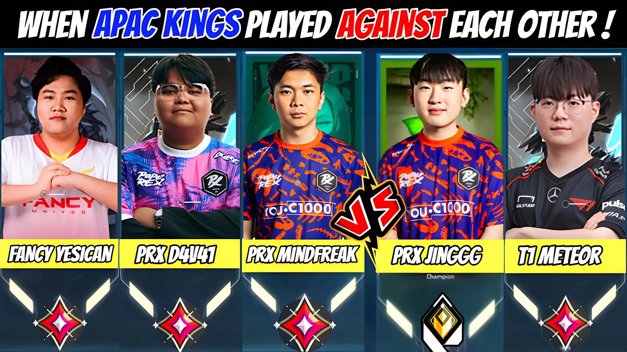 When PRX Jingg Duo with T1 Meteor & Insanely Faced PRX Mindfreak PRX D4v41 & FANCY YESicaN in Ranked
