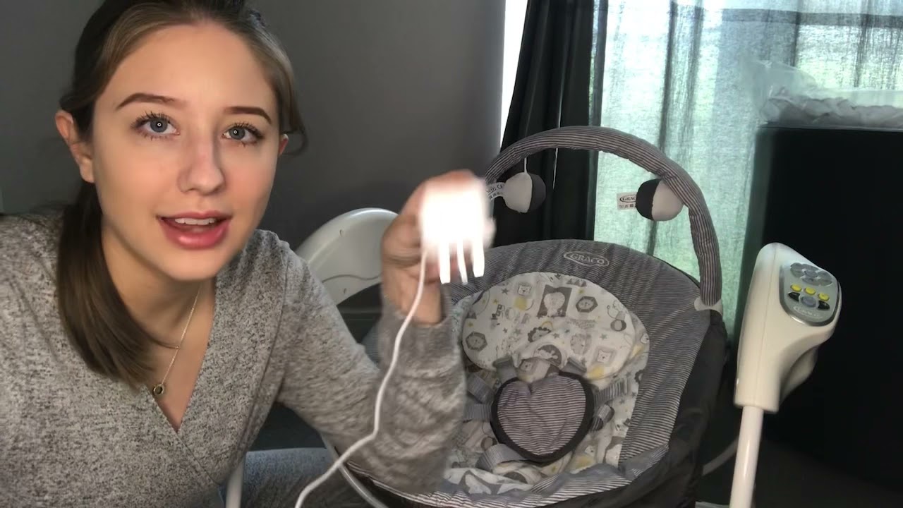 33 week pregnant catch up! & unboxing baby swing 👣💕 Graco glider swing