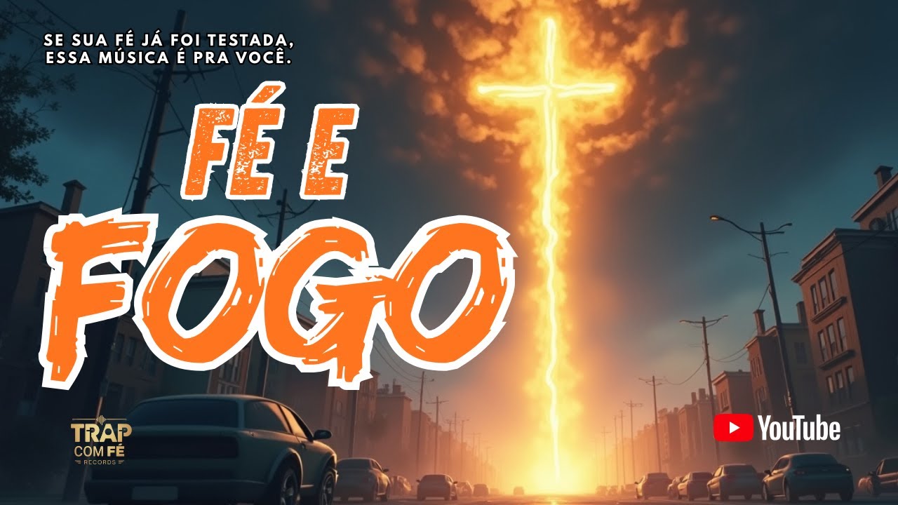 FÉ E FOGO 🔥 | Trap Gospel + Reggae | Louvor que AQUECE a Alma | 2025