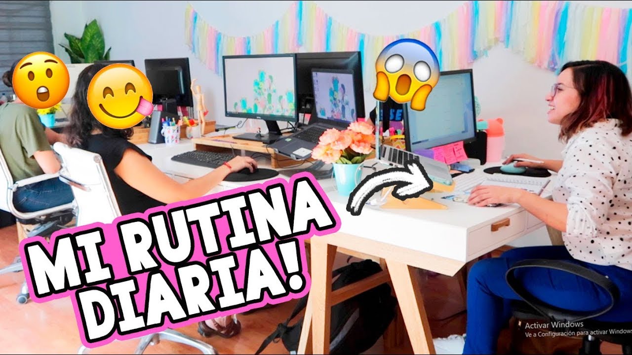 CADA D&Iacute;A HAGO ESTO 😜 Mi Rutina diaria siendo Youtuber 🧡 Craftingeek Vlog