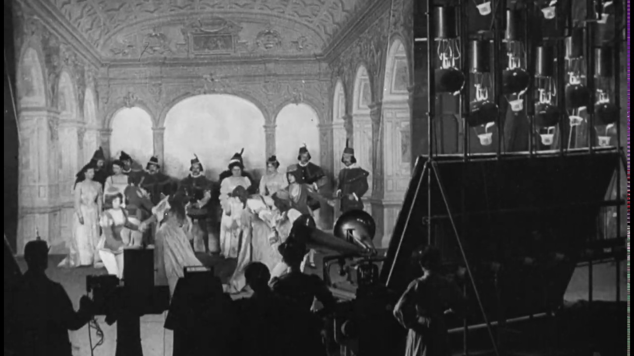 Alice Guy tourne une phonoscène