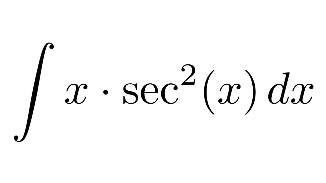 Integral of x*sec^2(x)