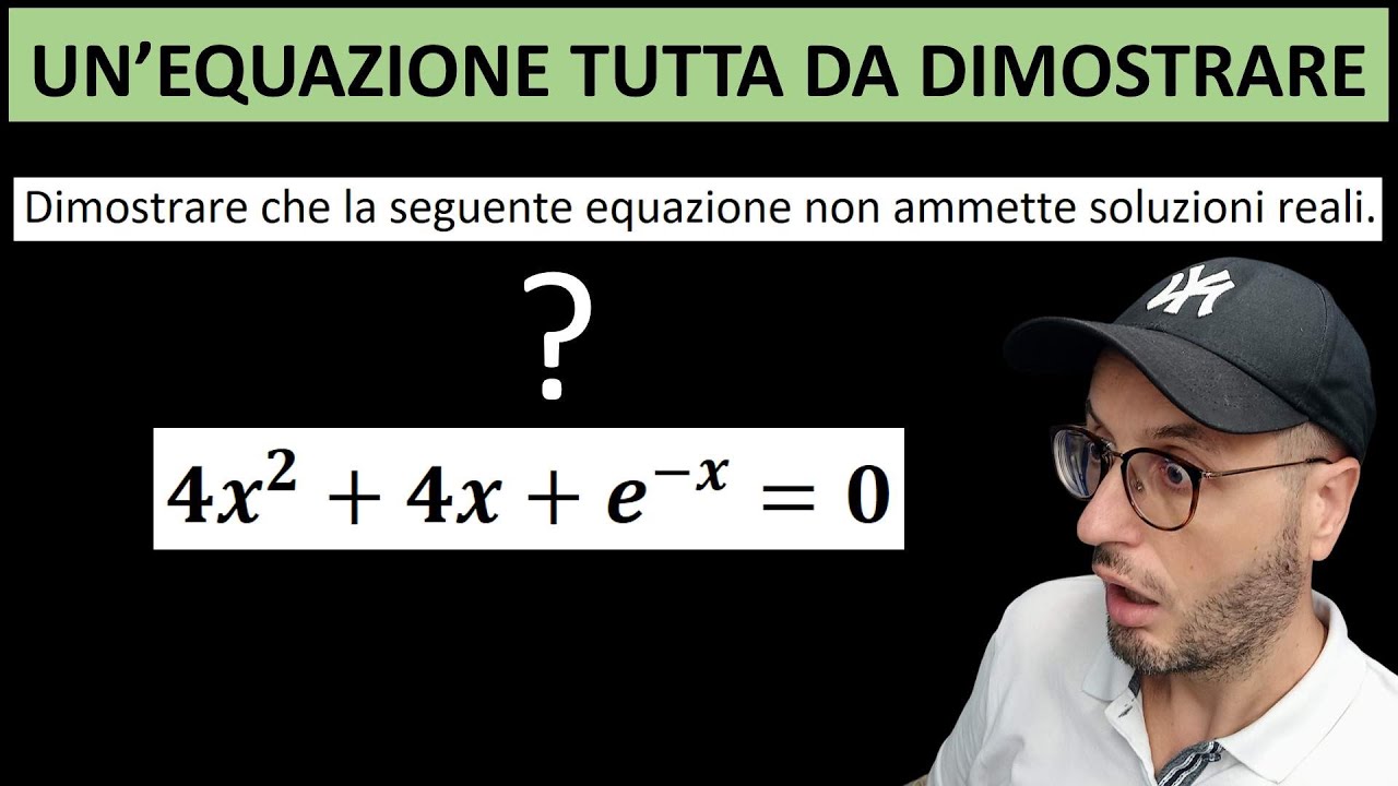 Un'equazione tutta da dimostrare