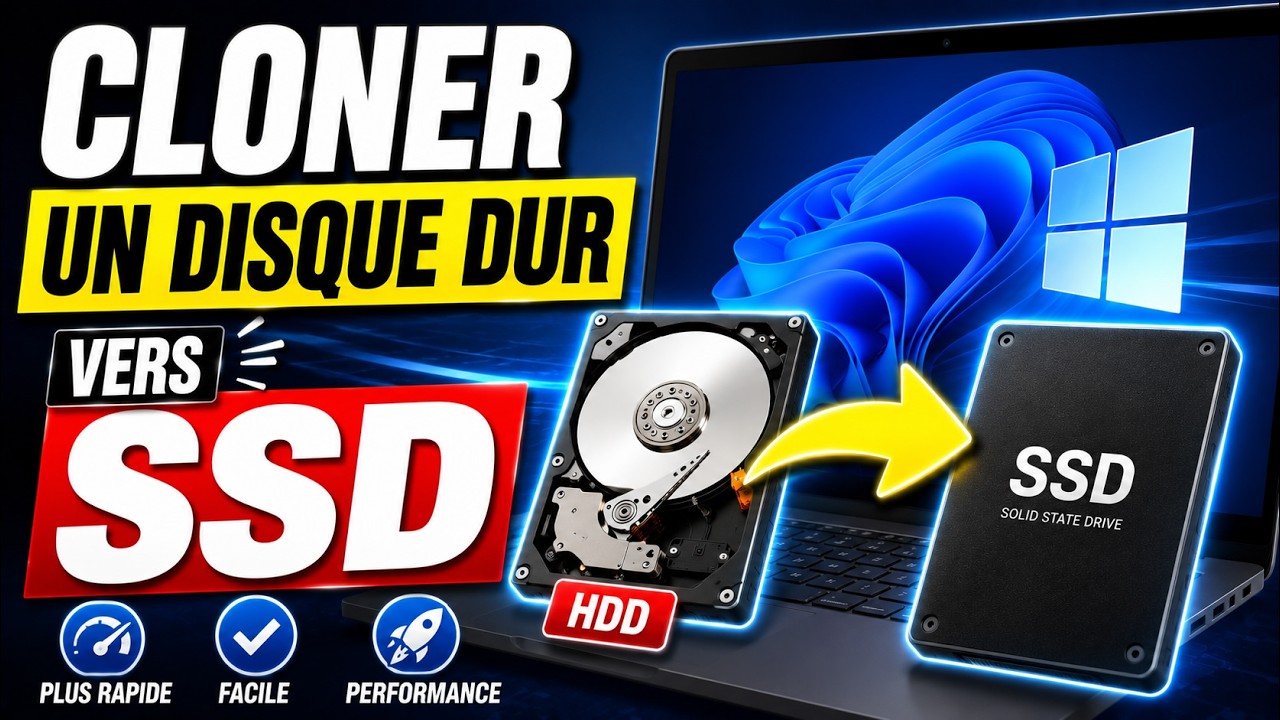 Cloner un disque dur vers SSD