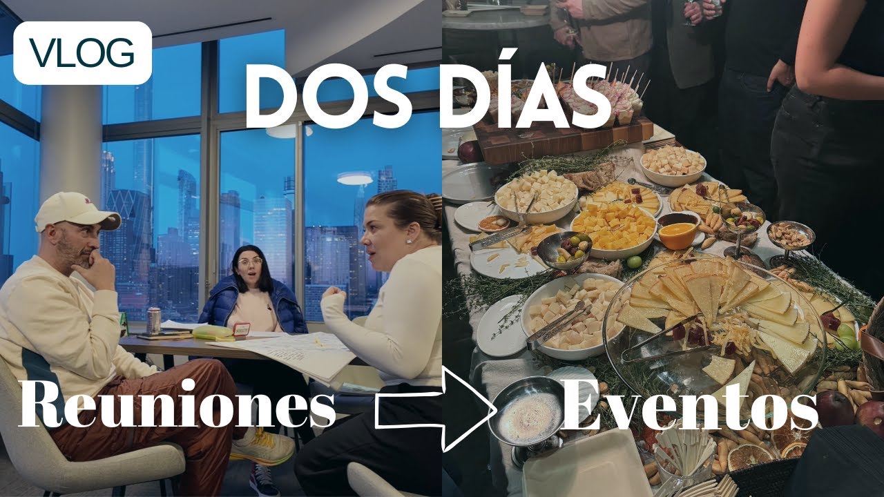 VLOG | 2 Días en de FRIO EXTREMO en NYC: Reunión  + Aniversario Despaña | Trabajo y Celebración