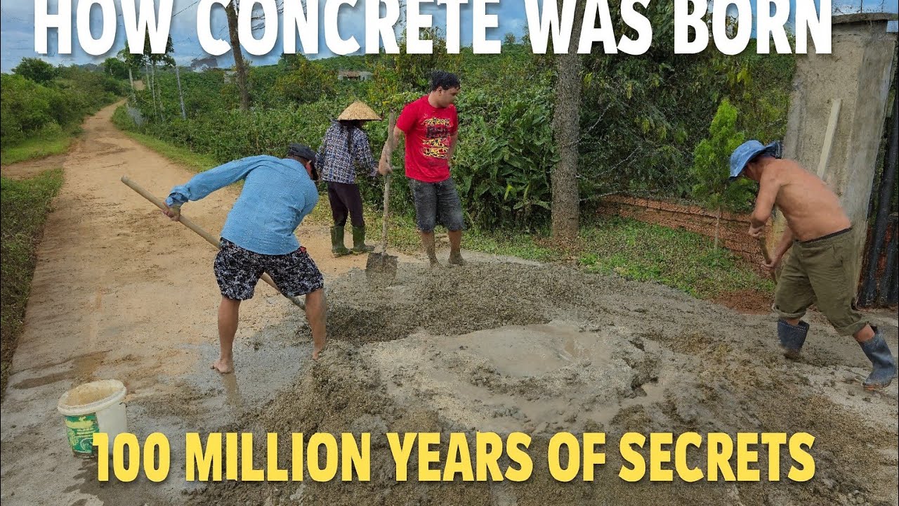 How Concrete Was Born: 100 Million Years of Secrets