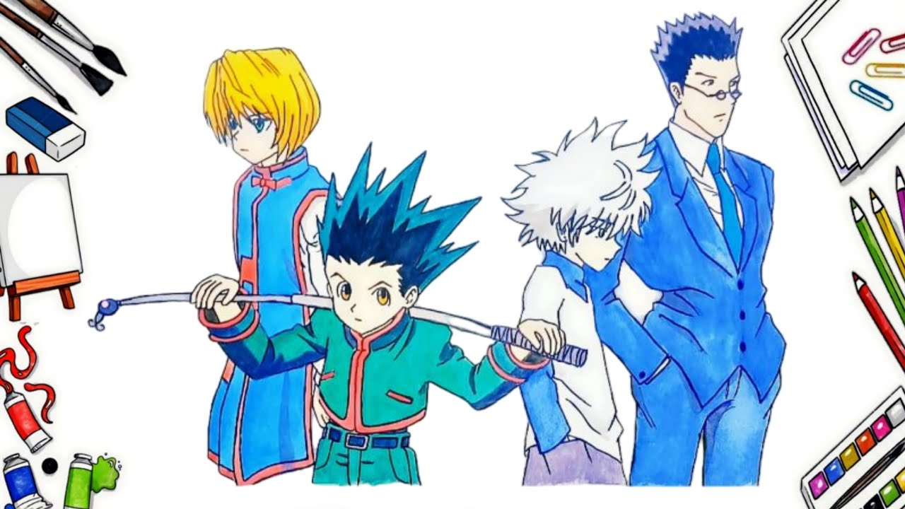 Cara Gambar Anime HUNTER X HUNTER