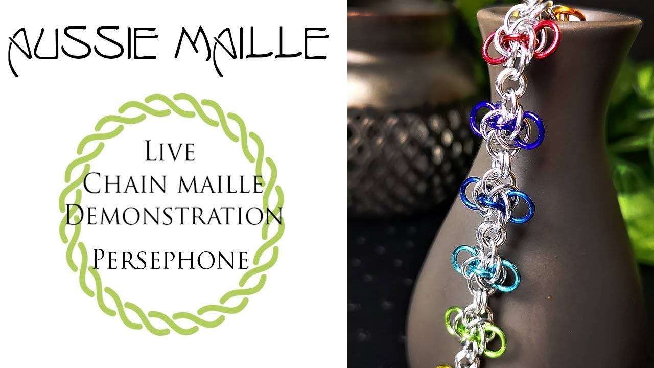 Live Chain Maille Demonstration - Persephone Weave
