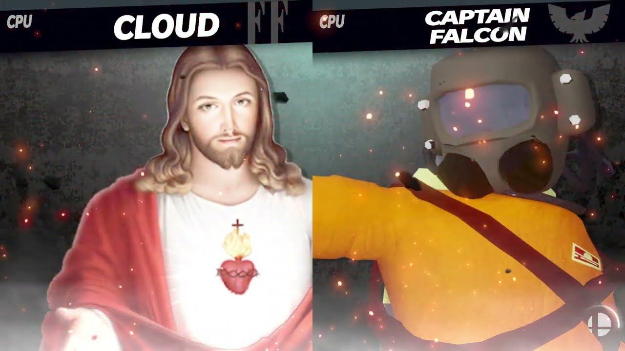 Super Smash Bros Jesus Vs Employee (Lethal Company)