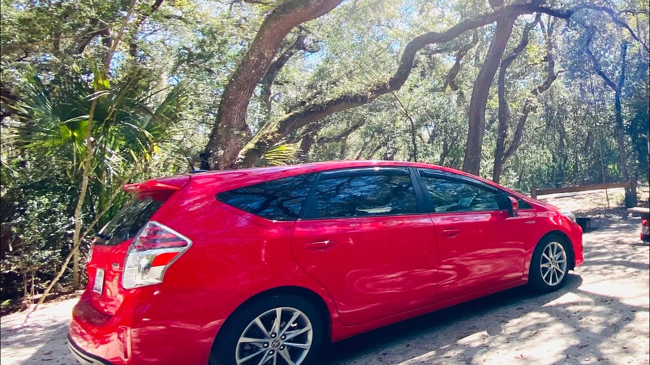 Prius v (station wagon) camper