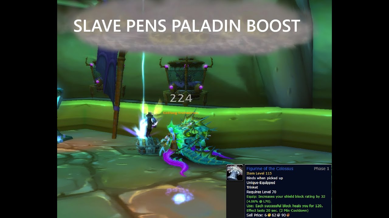 TBC CLASSIC - Paladin Slave Pens Boost Prototype