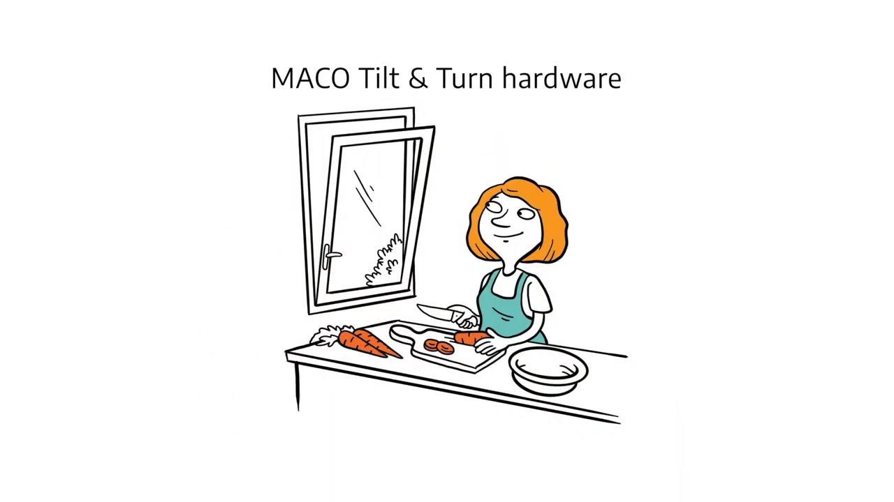 MACO Tilt & Turn Window - The Benefits of Tilt & Turn Windows With MACO Hardware