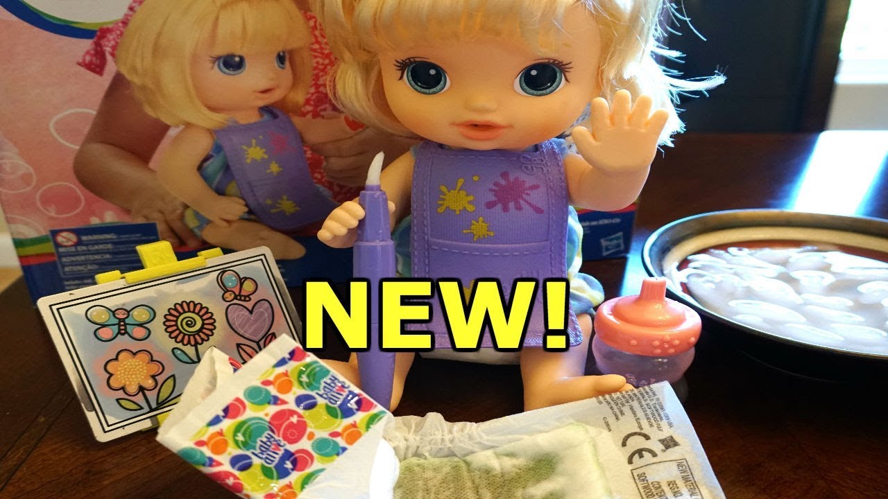 BABY ALIVE Finger Paint Baby & Name Suggestions!