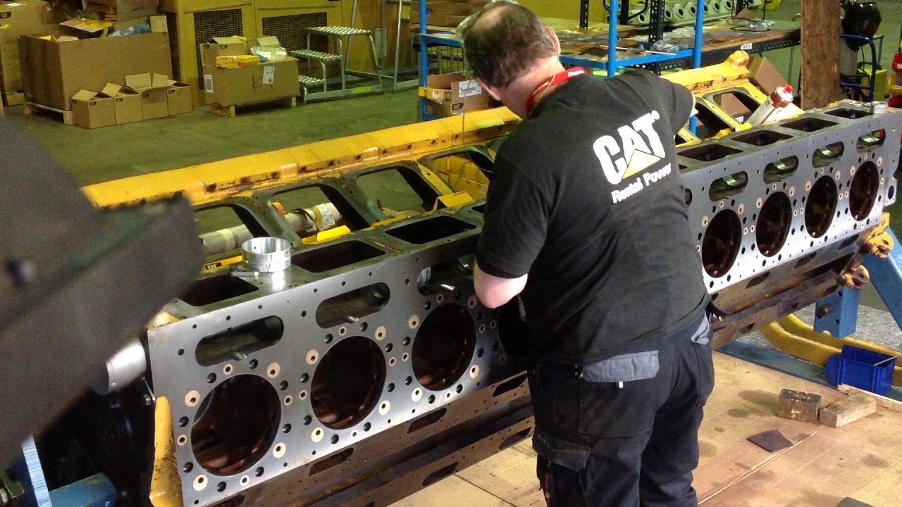 G3520 Utilis Energy Services Install Cam shaft Bearings