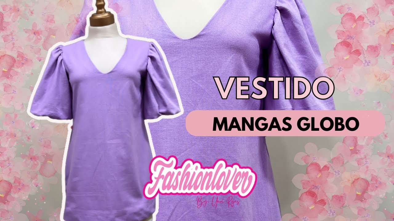 DIY COSTURA / COMO HACER VESTIDO TALEGO CON MANGAS GLOBO| BALLON SLEEVES|