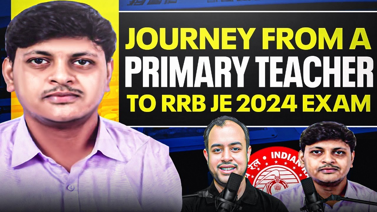 Journey from a Primary Teacher to RRB JE 2024 Exam | Monijit Das | Topper Interview | Ankit Goyal