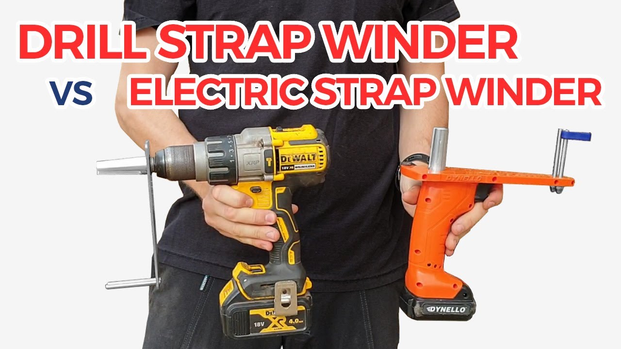 Drill Strap Winder vs. Electric Strap Winder