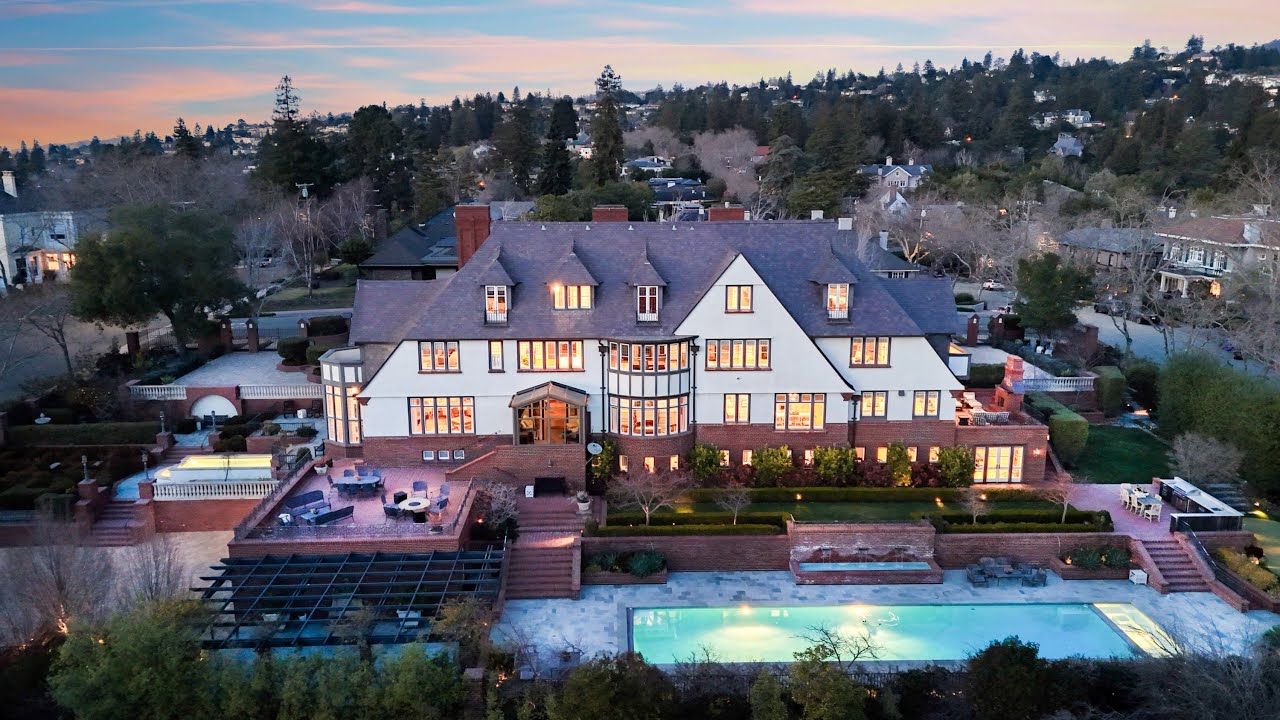 Rare Julia Morgan Mansion 4-Story Tudor Revival