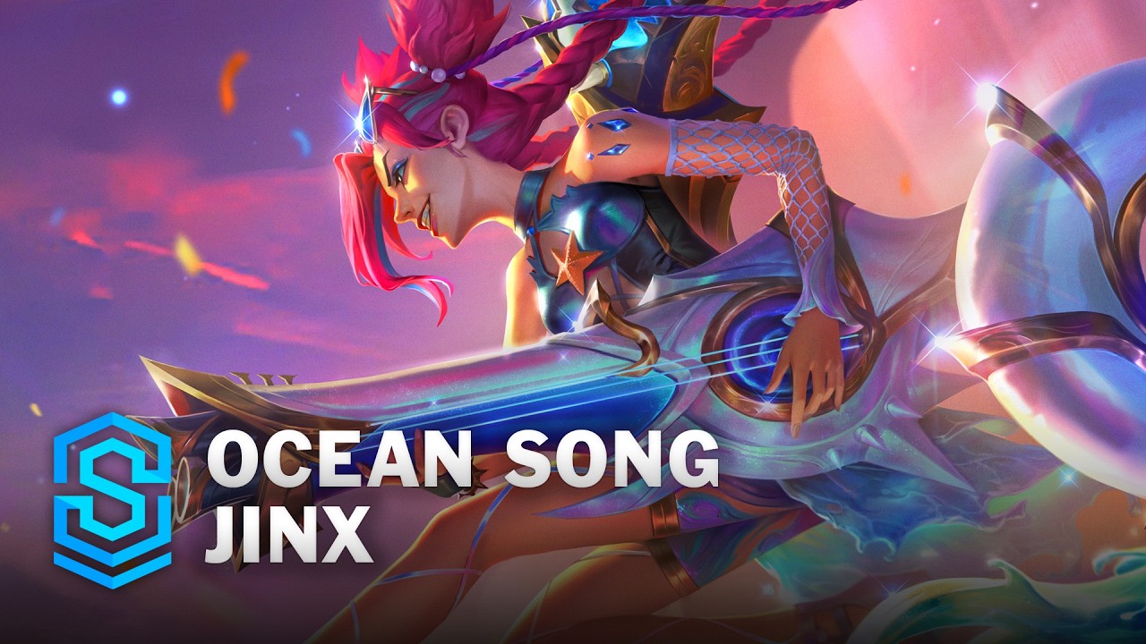 Ocean Song Jinx Skin Spotlight - League of Legends