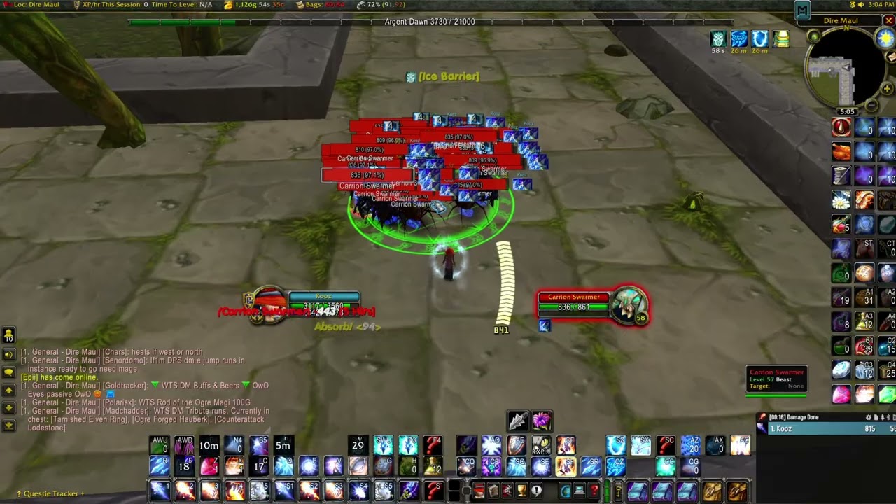[Classic Fresh Anniversary] Guard Mol'dar Mage Solo for prebis bracers