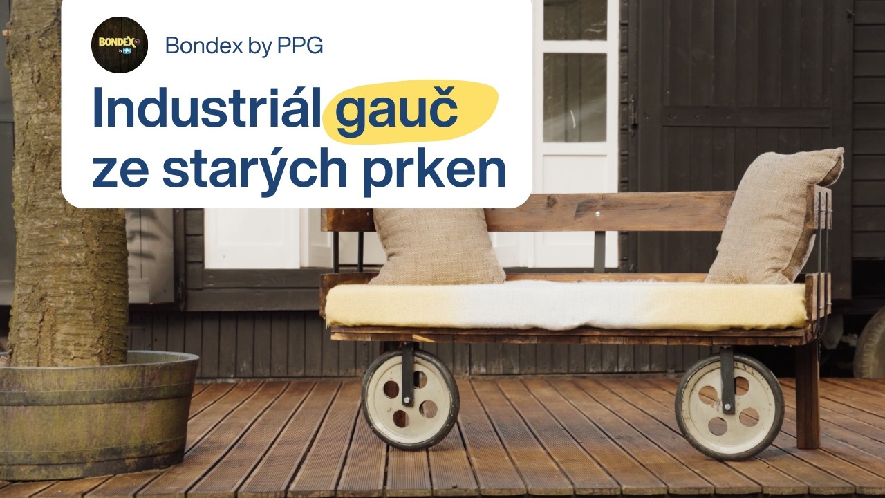 Zbyla vám prkna ze stavby? 🪵 Vyrobte z nich stylové posezení.