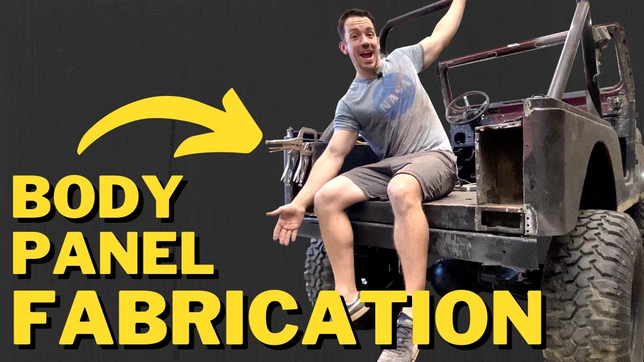 Fabricating A New Tail Panel For MONSTER JEEP! - Jeep CJ5 Rebuild [pt 15]