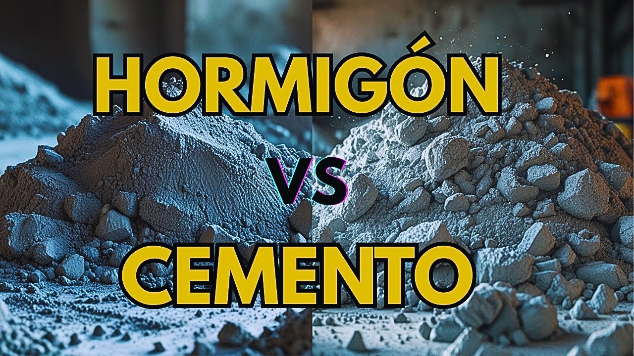 &iquest;Cu&aacute;l es la diferencia entre CEMENTO y HORMIG&Oacute;N? &iexcl;NO los confundas!
