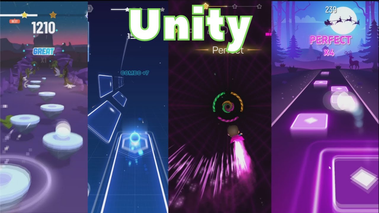 Tiles Hop vs Hop Ball 3D vs Magic Twist vs Smash Colors | Unity