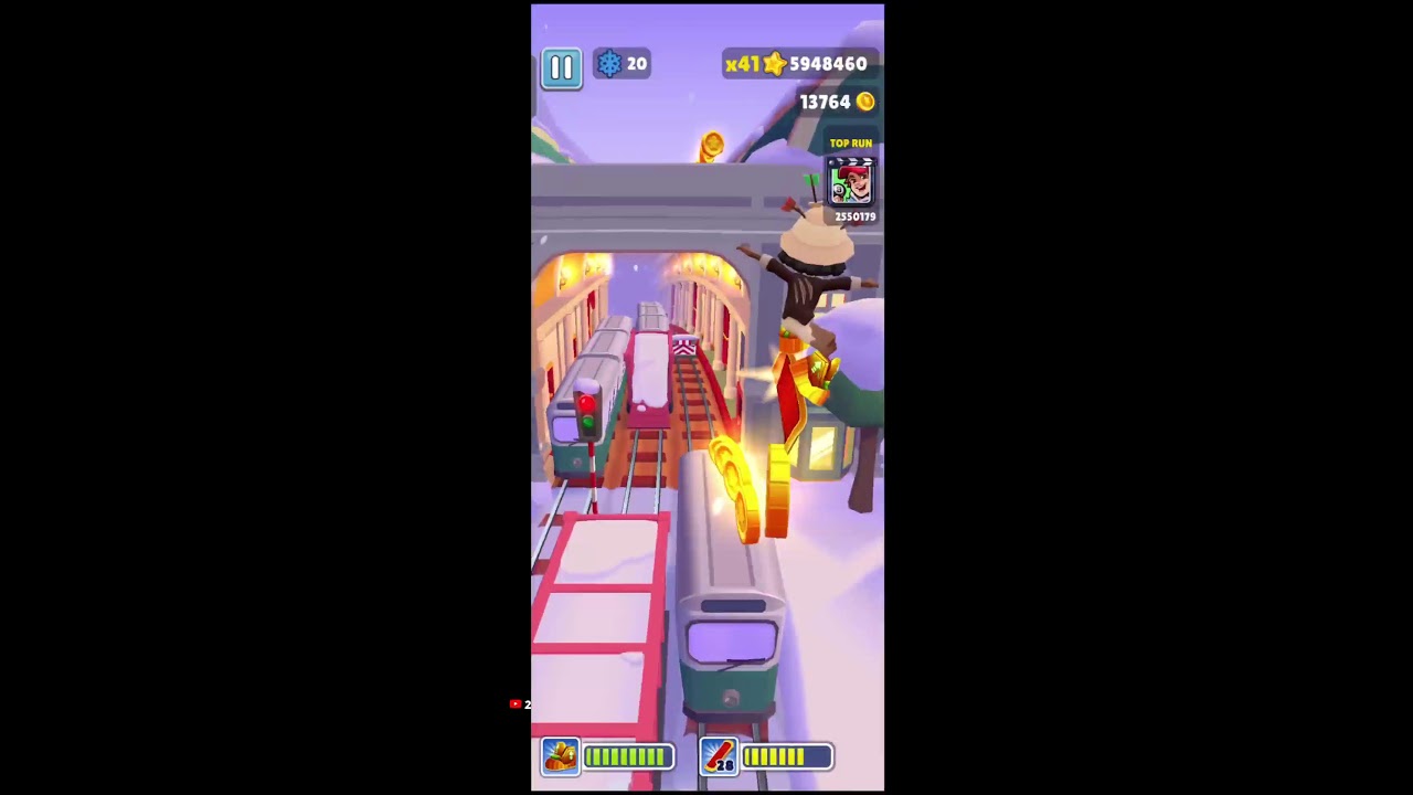 Subway Surfers Winter Xtreme Part 1 #shortslive