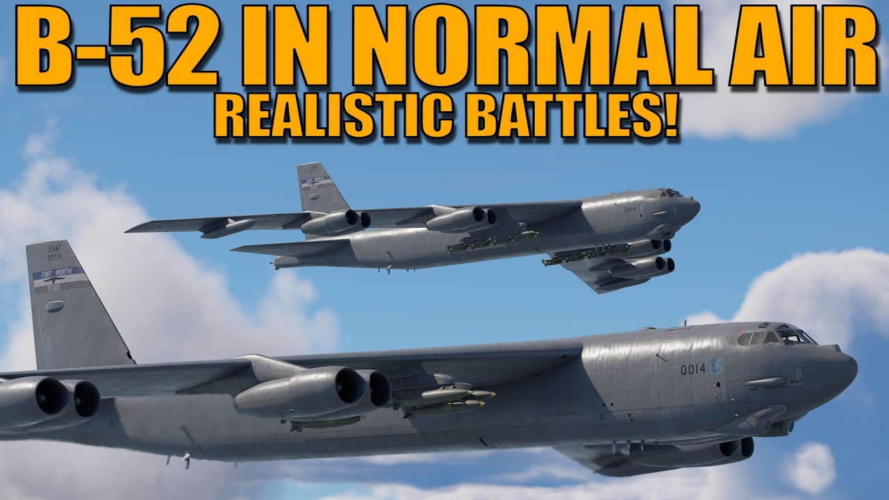 B-52 Stratofortress в реалистичных воздушных боях! Парадизирует? Или действительно пригоден для и...