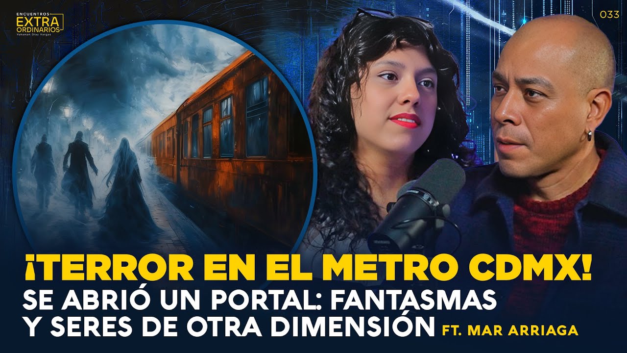 ¡TERROR EN EL METRO CDMX! Se abrió un PORTAL: Fantasmas y Seres de otra Dimensión