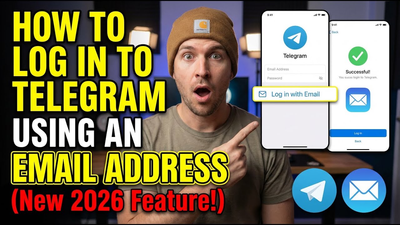 Как войти в Telegram с помощью адреса электронной почты (новая функция 2026 года!)