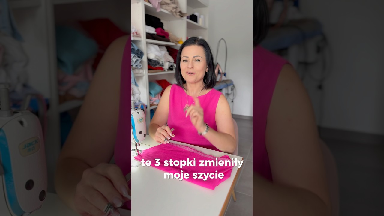 TE TRZY STOPKI ZMIENIŁY MOJE SZYCIE !✂️👗 #szycie #sewing #kursyszycia