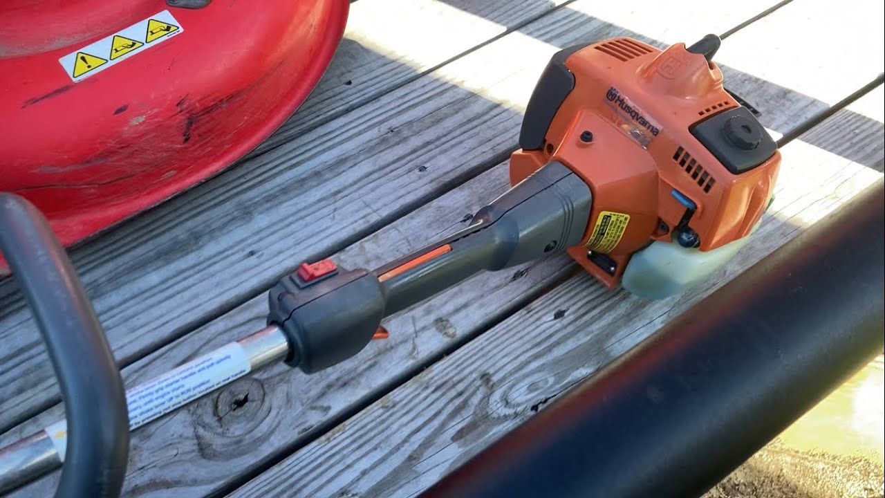 How to start a Husqvarna 223L string trimmer