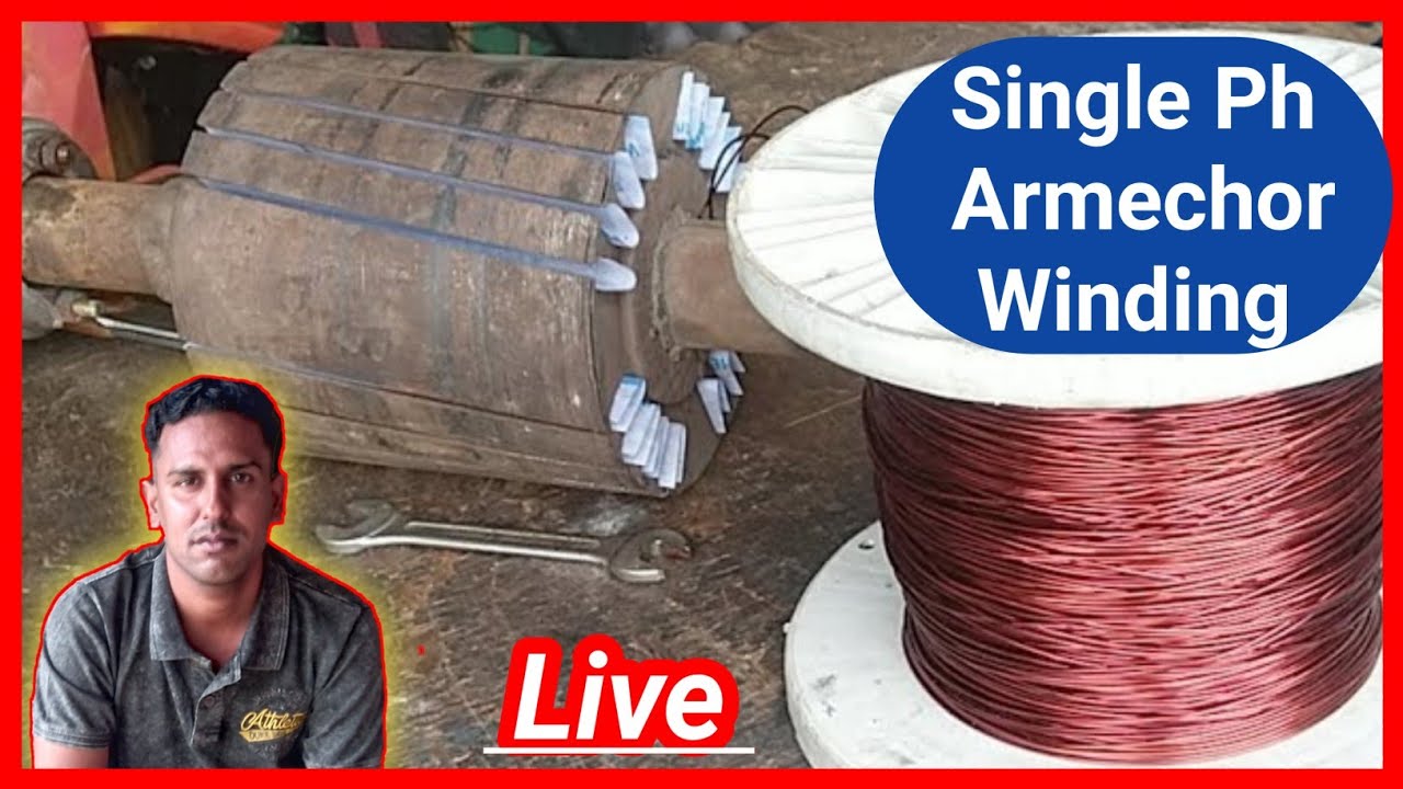 Single Phase Armechor Winding | Live | Perfect Engineer