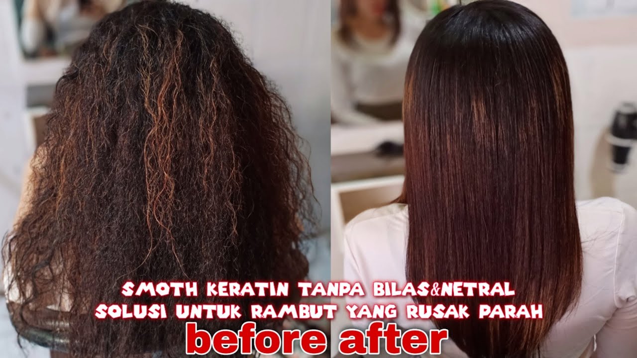 Tutorial Smooth keratin one step tanpa bilas&netral- smoothing keratin only one step without neutral