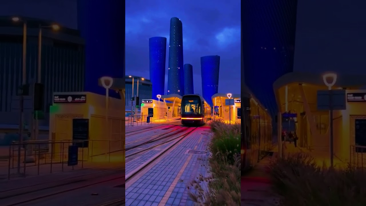 Qatar Lusail Tram ❤️❤️