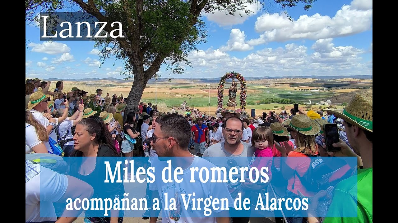 Miles de romeros acompañan a la Virgen de Alarcos
