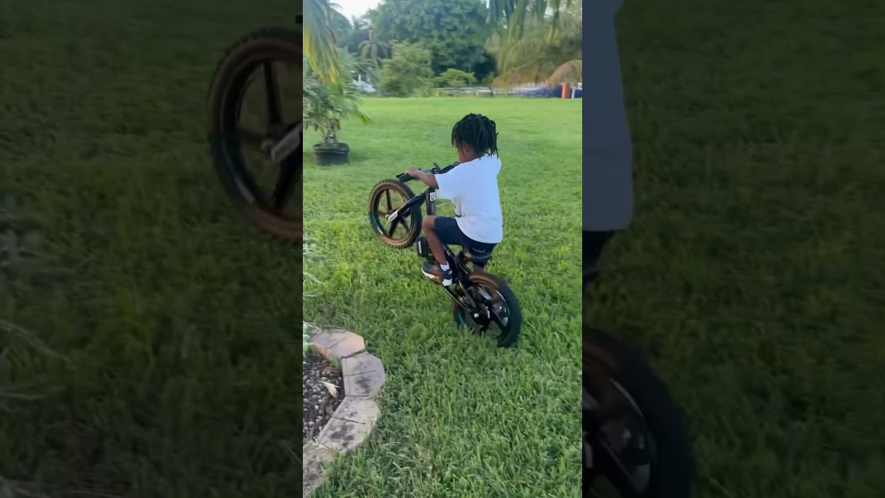 5 year old wheelies bike 🔥🔥‼️ 
