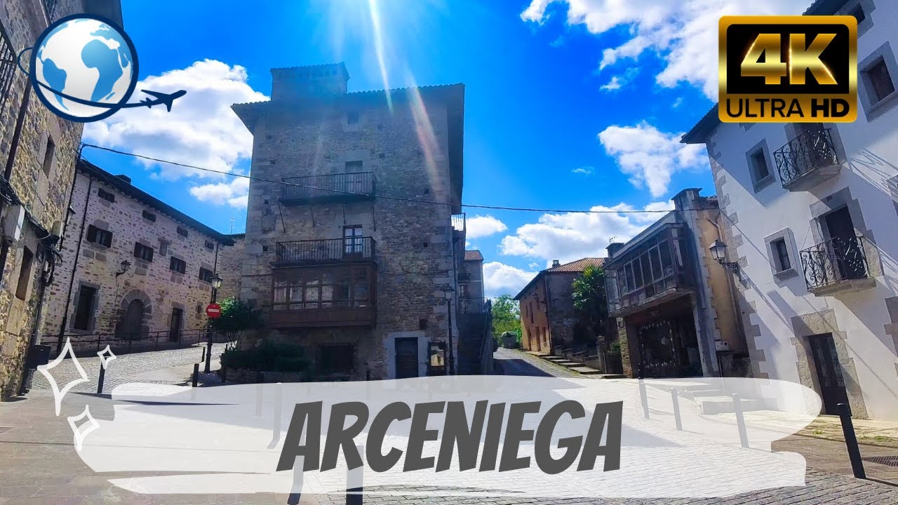 QUÉ VER en ARCENIEGA (ARTZINIEGA) 4K - Una de las villas más bonitas de Álava