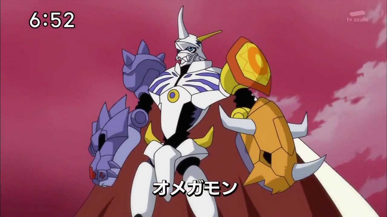 Omegamon, Imperialdramon, Dukemon Crimson Mode, Susanoomon & ShineGreymon Burst Mode