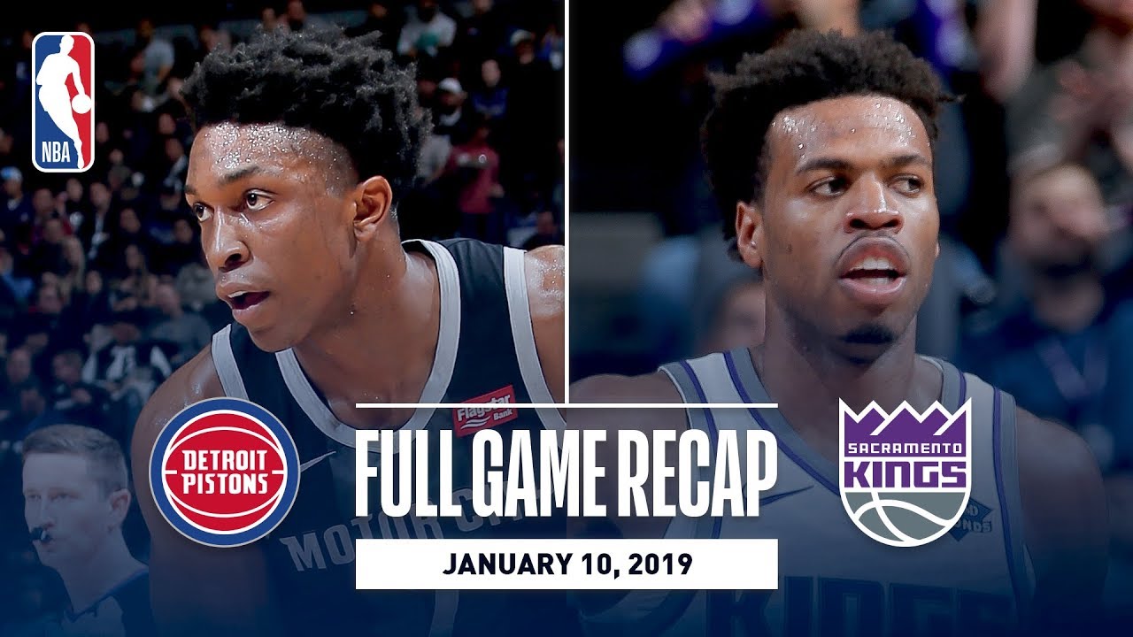 Full Game Recap: Pistons vs Kings | Willie Cauley-Stein Leads Sacramento