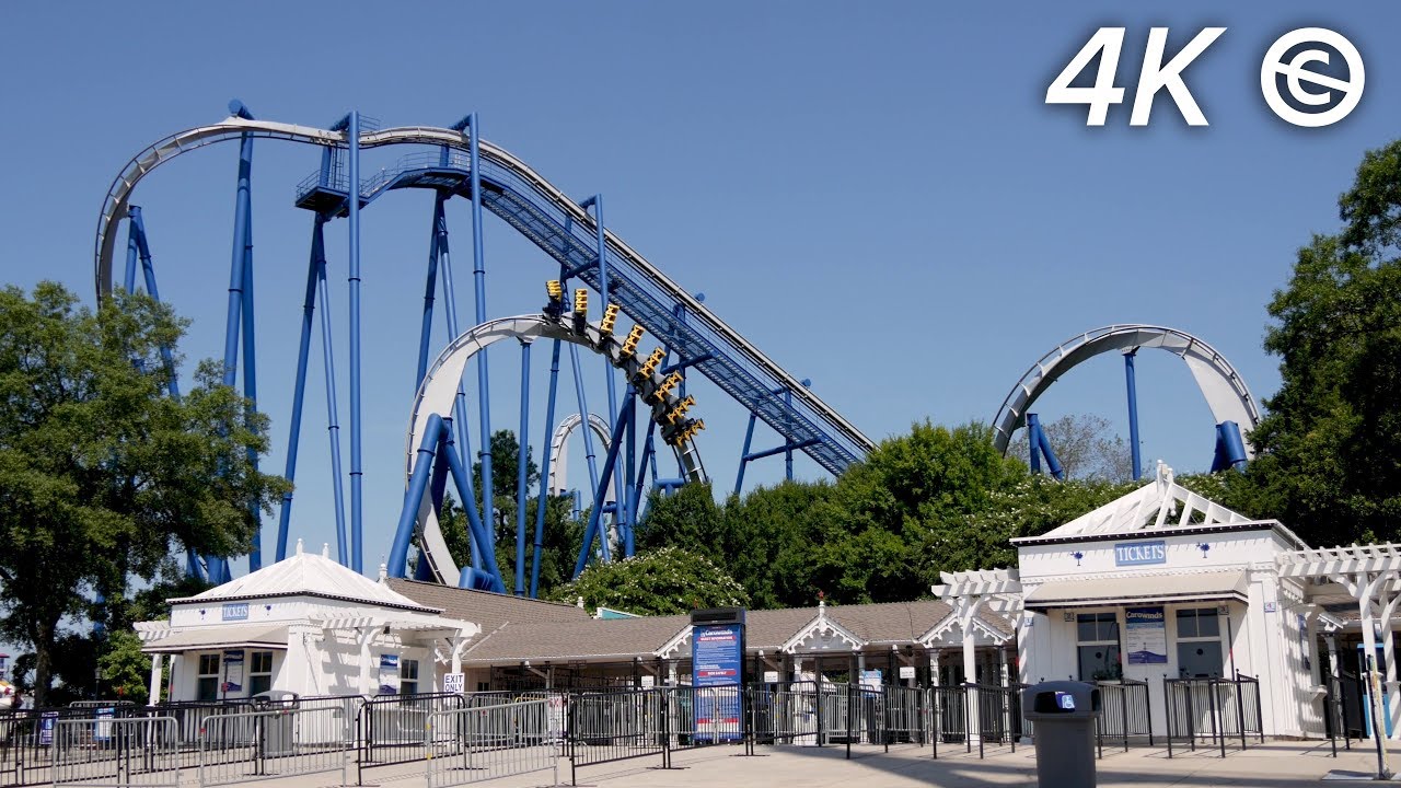 NO COPYRIGHT Afterburn, Carowinds (4K Offride POV)