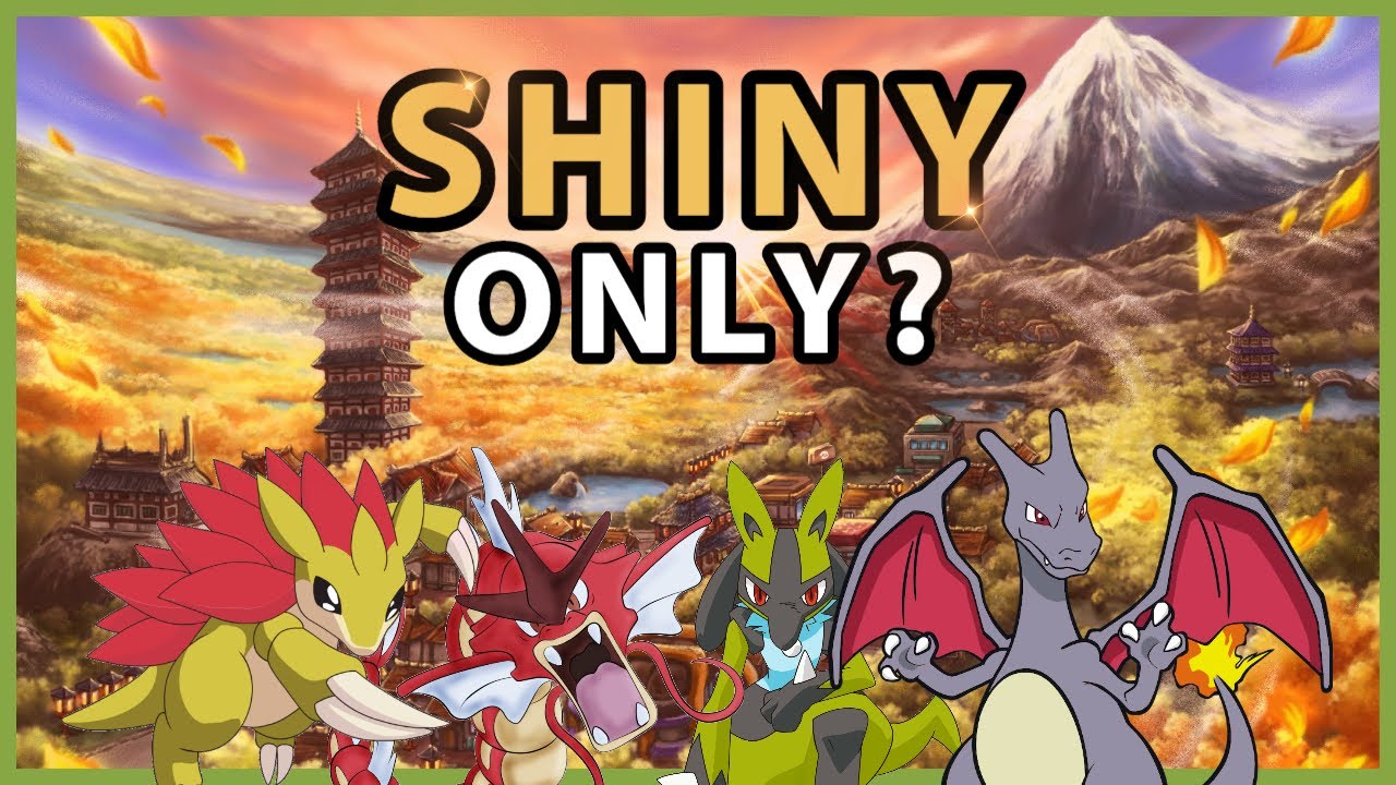 Can You Beat Pokémon LeafGreen with Only SHINIES?? (No Items in Battle)