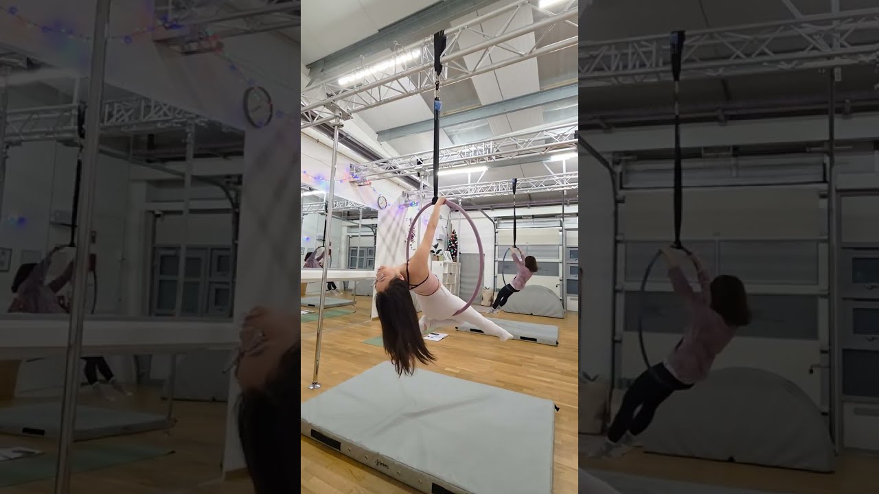 Hoop contemporary dance play routine for beginners